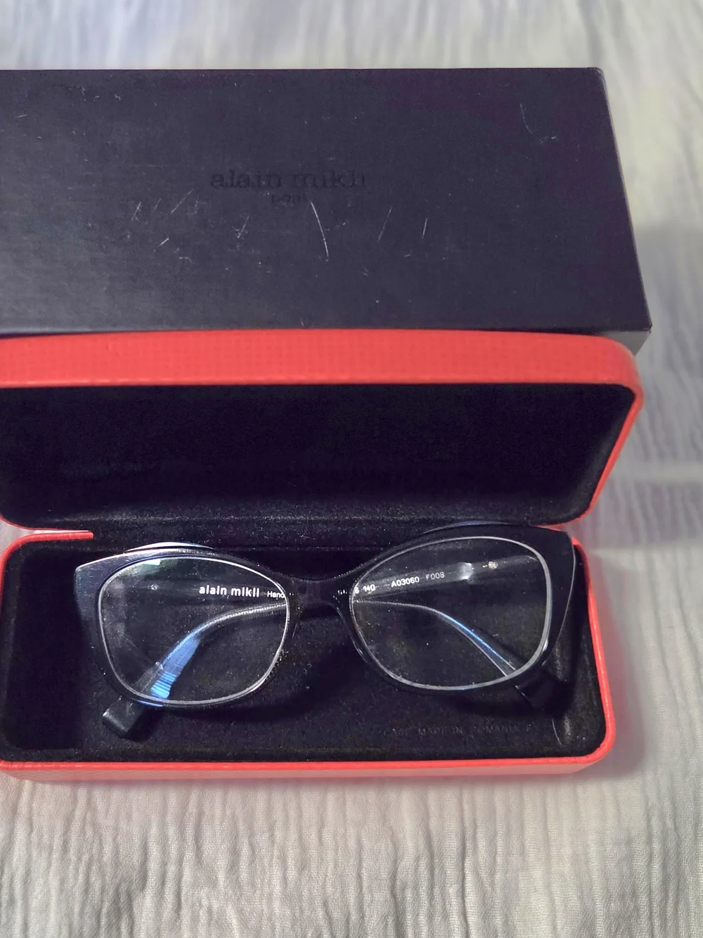 Alain Mikli Eyeglass Frames with Red Case